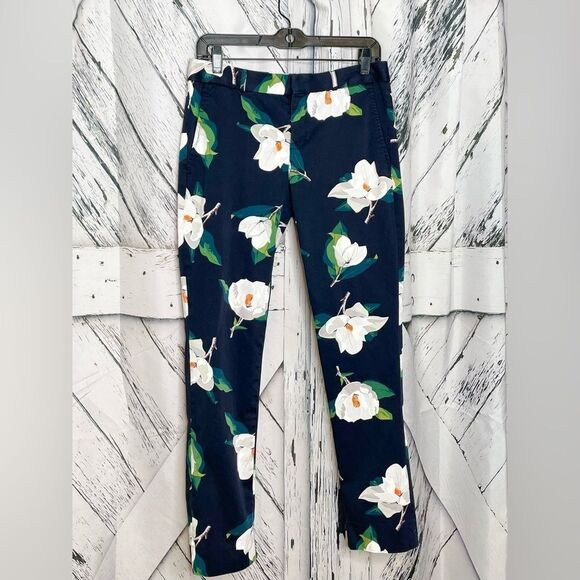 Banana Republic Floral Print Ryan Pants 4 - Picture 1 of 8